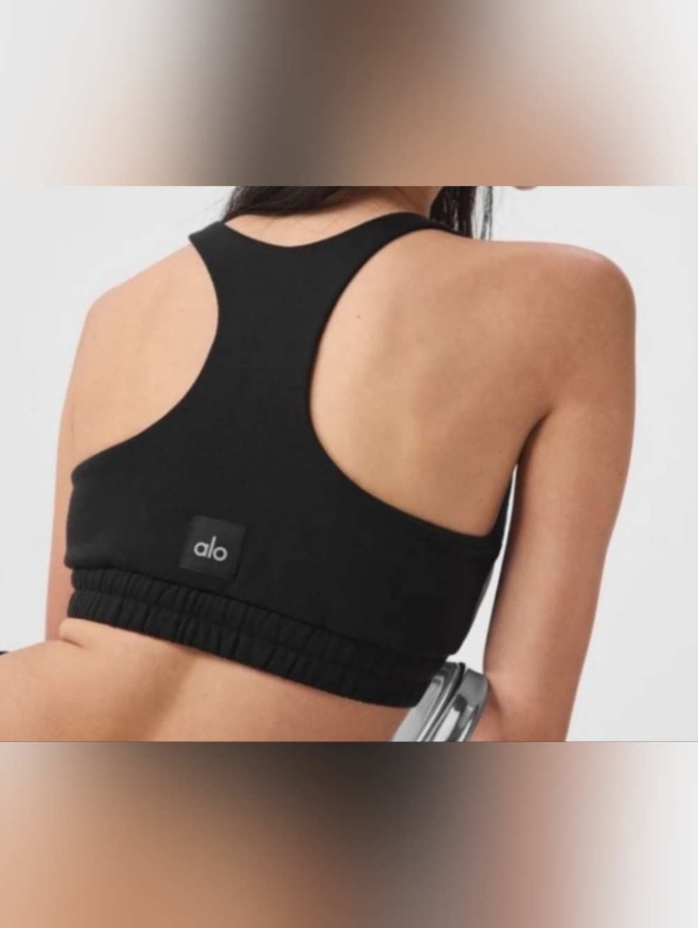 ALO Yoga Scoop Neck Sweatshirt Bra Size Medium.